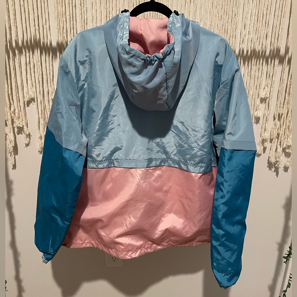NWOT Boohoo MAN Streetwear Windbreaker Hoodie Jacket Size XL UNISEX - Picture 2 of 12